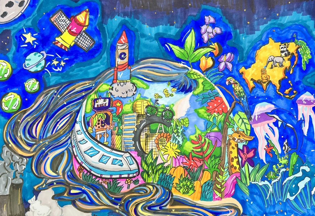 世界地球日主题画